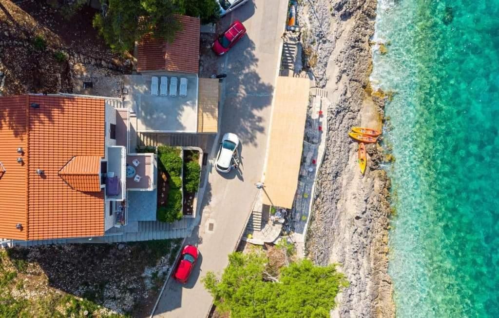 Beachfront Villa Tempera With Seaview Blato  Экстерьер фото